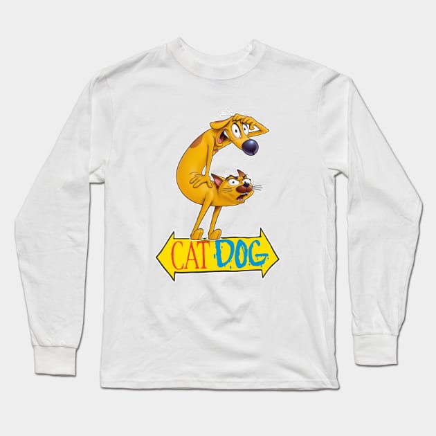 CATDOG Long Sleeve T-Shirt by Wilcox PhotoArt